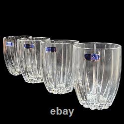 Set Of 4 Marquis by Waterford Double Old Fashioned Glasses Omega