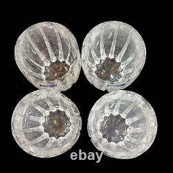 Set Of 4 Marquis by Waterford Double Old Fashioned Glasses Omega