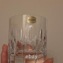 Set Of 4 Vintage Atlantis Castelo Crystal Old Fashioned Glasses Portugal NWOB