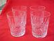 Set Of 4 Vintage Waterford Colleen Double Old Fashioned Glasses 4-3/4 Xlnt