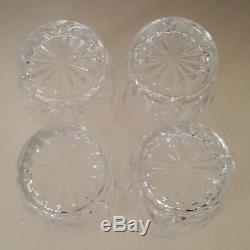 Set Of 4 Waterford Crystal Glasses Brookside Double Old Fashioned Edition