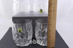 Set Of 4 Waterford Crystal Westhampton 12oz Double Old Fashioned Mint