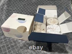 Set Of 4 Waterford Marquis Polka Dot Double Old Fashioned Glasses New in Box