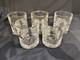 Set Of 5 Perfect Royal Crystal Rock Aurea Gold Trim Double Old Fashioned Glasses