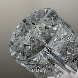 Set Of 5 Rare Riedel San Michele Cut Crystal Double Old Fashioned Glasses 4