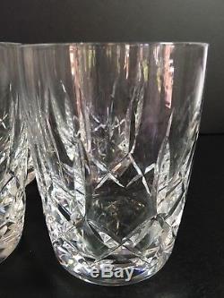 Set Of 5 Waterford Crystal Harper Double Old Fashioned Tumblers