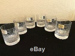 Set Of 6 Mikasa ARCTIC LIGHTS Double Old Fashioned Glasses New With Tags