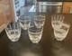 Set Of 6 Sasaki Japan By Lisa Jenks Etched Crystal Double Old Fashioned Tumblers