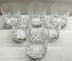 Set Of 6 Towle Crystal KING RICHARD Double Old Fashioned Glasses 3 7/8 Austria
