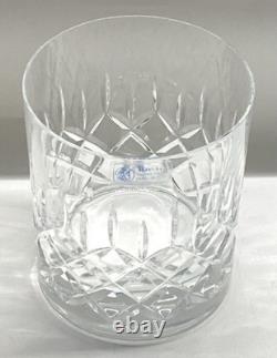 Set Of 6 Towle Crystal KING RICHARD Double Old Fashioned Glasses 3 7/8 Austria