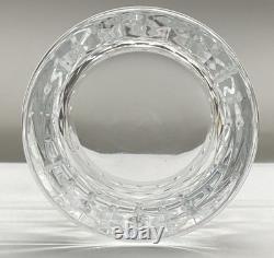 Set Of 6 Towle Crystal KING RICHARD Double Old Fashioned Glasses 3 7/8 Austria