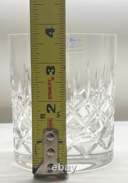 Set Of 6 Towle Crystal KING RICHARD Double Old Fashioned Glasses 3 7/8 Austria