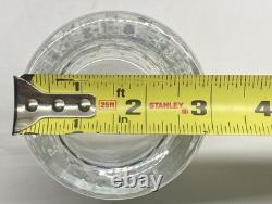 Set Of 6 Towle Crystal KING RICHARD Double Old Fashioned Glasses 3 7/8 Austria