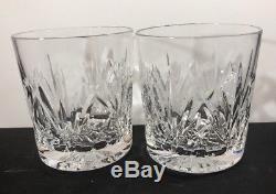 Set Of 6 Waterford Crystal Marquis Brookside Straight Side Double Old Fashioned