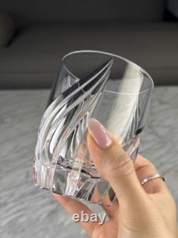 Set Of 8 Lenox Debut Crystal Double Old Fashioned Glasses 4 10oz Signed