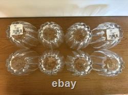 Set Of 8 MARQUIS Waterford Omega Double Old Fashioned Crystal Glasses (2 Boxes)