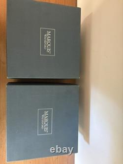 Set Of 8 MARQUIS Waterford Omega Double Old Fashioned Crystal Glasses (2 Boxes)