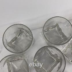 Set Of 8 Mikasa Quartz Double Old Fashioned Glasses 10 Ounces 4 HTF