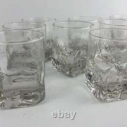 Set Of 8 Mikasa Quartz Double Old Fashioned Glasses 10 Ounces 4 HTF