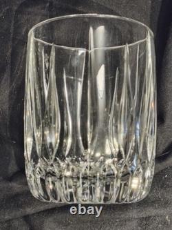 Set Of 9 Excellent Gorham Crystal Sundance Pattern Double Old Fashioned Glasses