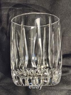 Set Of 9 Excellent Gorham Crystal Sundance Pattern Double Old Fashioned Glasses
