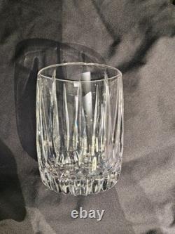Set Of 9 Excellent Gorham Crystal Sundance Pattern Double Old Fashioned Glasses