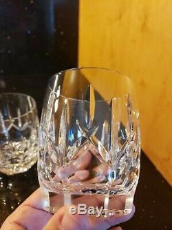 Set of4 Waterford Ireland Crystal Double Old Fashioned Westhampton Rocks Glasses