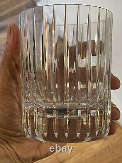 Set of 10 Baccarat Harmonie Double Old Fashioned XL Tumblers New $1850