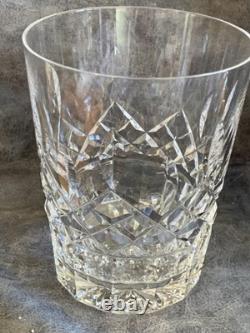 Set of 12 Waterford Lismore double old fashions no chips vintage