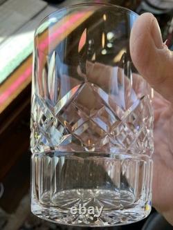 Set of 12 Waterford Lismore double old fashions no chips vintage