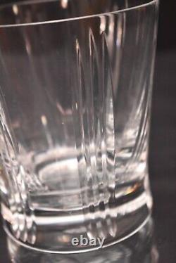 Set of 2 Baccarat Triade Tumblers Rocks Double Old Fashioned DOF Glasses