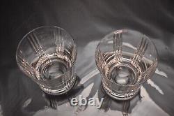 Set of 2 Baccarat Triade Tumblers Rocks Double Old Fashioned DOF Glasses