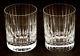 Set of 2 Crystal BACCARAT HARMONIE Double Old Fashioned DRINK TUMBLER Glasses