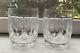 Set of 2 Double Old Fashioned Glasses Westhampton WATERFORD CRYSTAL 12 OZ