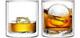 Set of 2 Double Wall Insulated Glass Rocks Whiskey Old Fashioned Glass 10oz