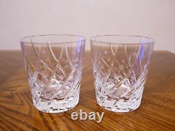 Set of 2 MIKASA Crystal ENGLISH GARDEN Double Old Fashioned Glasses 4