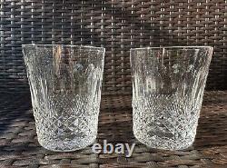 Set of 2 WATERFORD 12 Oz Double Old Fashioned COLLEEN Short Stem Rocks Glasses