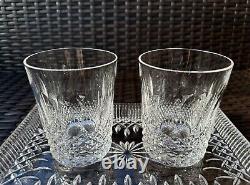 Set of 2 WATERFORD 12 Oz Double Old Fashioned COLLEEN Short Stem Rocks Glasses