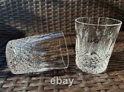 Set of 2 WATERFORD 12 Oz Double Old Fashioned COLLEEN Short Stem Rocks Glasses