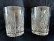 Set of 2 WATERFORD Crystal MILLENNIUM 5 Toasts Double Old Fashioned Glasses