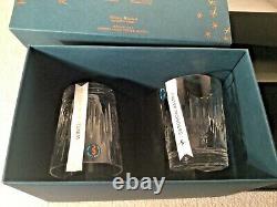 Set of 2 WATERFORD WINTER WONDER MIDNIGHT FROST Double Old Fashioned NIB 1059650