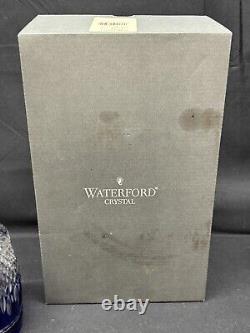 Set of 2 Waterford Crystal CLARENDON Cobalt Blue Double Old Fashioned withBox