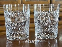 Set of 2 Waterford Crystal Millennium Prosperity Double Old Fashioned 4 3/8