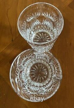 Set of 2 Waterford Crystal Millennium Prosperity Double Old Fashioned 4 3/8