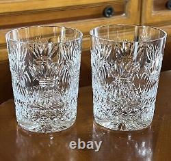 Set of 2 Waterford Crystal Millennium Prosperity Double Old Fashioned 4 3/8