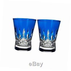Set of 2 lismore pops double old fashioned glasses