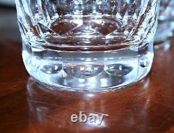 Set of 3 BACCARAT Crystal BIBA Double Old Fashioned DOF Tumbler MADE IN FRANCE
