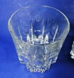 Set of 3 MIKASA CRYSTAL BERKELEY DOUBLE OLD FASHIONED GLASSES (MINT)