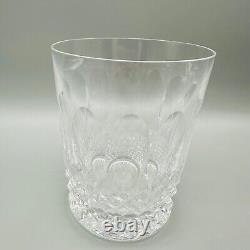 Set of 3 Waterford Colleen Double Old Fashioned Glass Whisky Tumblers Plain Base