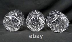 Set of 3 Waterford Westhampton Double Old Fashioned Crystal Tumblers with Box